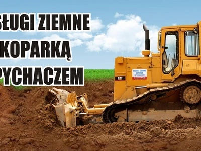 Usługi koparką Kartuzy - wykopy, niwelacje, roboty ziemne
